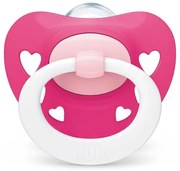 NUK Dojčenský cumlík NUK Classic Signature 18-36m ružový heart