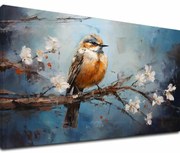 Obrazy vtáky Harmónia v Modrom