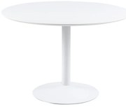 Biely okrúhly jedálenský stôl Actona Ibiza, ⌀ 110 cm
