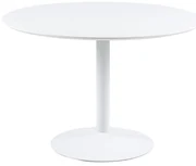 Biely okrúhly jedálenský stôl Actona Ibiza, ⌀ 110 cm