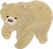 Kusový koberec Bear, 120x122, hnedá, detská izba, Lorena Canals