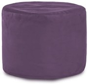 Plyšová taburetka Cilindro fialová