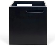Čierny úložný box ku knižniciam TemaHome Berlin