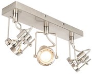 Priemyselný reflektor oceľový 3-svetelný otočný a naklápací - Suplux