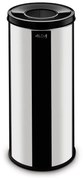 Kovový kôš na triedený odpad 45 L nerez lesklý, zmiešaný odpad