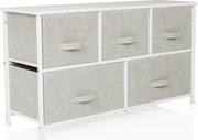 XXXLutz KOMODA, sivá, 100/55/30 cm MID.YOU - Komody - 001918013502