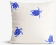 Goldea bavlnená obliečka na vankúš - morské korytnačky 40 x 40 cm