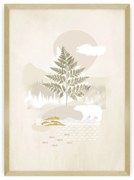 Plagát Beige Abstarct II