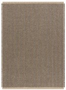 Koberec JUTE 3650 so strapcami čierny / béžový