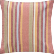 Ib Laursen Bavlnený poťah na vankúš Multuciloured Thin Stripes 50 × 50 cm