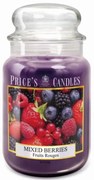 PRICE´S MAXI sviečka v skle Mixed Berries - horenie 150h