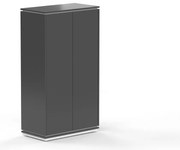 Vysoká šatníková skriňa Creator 83,2 x 44,5 x 150,7 cm, biela / antracit