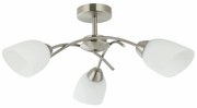 Prisadený luster DONNA 3xE27/60W/230V nikel