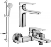 Mexen Lynx DF40 vaňová súprava, chrómová - 745903DF40-00