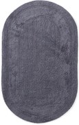 Kúpeľňový koberček Javo Cotton antracitový ovál