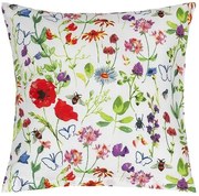 Bellatex Obliečka na vankúšik Vlčí mak červená, 40 x 40 cm