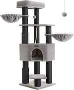 Škrabadlo pre mačky Jerry 160 cm sivé
