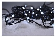 Solight 1V07-W - LED Vianočná reťaz 400xLED/8 funkcií 25 m IP44 studená biela