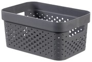 Curver Úložný box INFINITY 4,5l recyklovaný plast tmavosivý