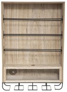 Dekoratívna polica na víno Atmosphera 2099, 55 cm