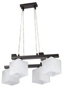 Jupiter 1099 - PO 4 p - Závesný luster POLA 4xE27/60W/230V wenge