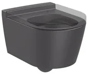 Wc Roca Inspira vo farbe Onix mat  so zadným odpadom A346528640