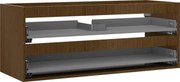 Mexen Box-A, závesná skrinka 120 cm, 2 zásuvky, orech, 91AX0-1200-470-2-86