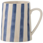 Bielo-modrý hrnček z kameniny 440 ml Begonia – Bloomingville