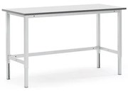 Manuálne výškovo nastaviteľný dielenský stôl MOTION, nosnosť 400 kg, 1500x600 mm