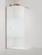 Sprchová zástena SAT Walk-in 90 cm brúsený rose gold SATBWI90MPPRRG
