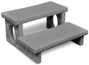 Sivé schody do vírivky 90881