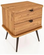 Nočný stolík z dubového dreva v prírodnej farbe Kula - The Beds