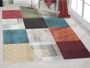 Koberec Edessa 120x170 cm, farebný vintage patchwork%