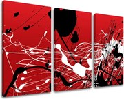 Obraz na stenu 3 dielny ABSTRAKT AB096E30