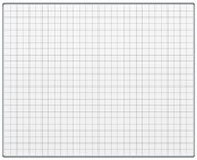 Biela keramická popisovacia tabuľa s potlačou ekoTAB, 1500 x 1200 mm, štvorce / raster