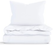 Bavlnené obliečky Renforcé do postieľky – Jasmine biela