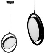 Toolight Toolight, LED závesné svietidlo 26cm, 5W, 4000K, APP1790-CP, čierna, OSW-06067