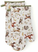 Bavlnené kuchynské rukavice v súprave 2 ks Forest Fable – Cooksmart ®