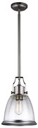 Feiss FE-HOBSON-P-M-SN - Luster na tyči HOBSON 1xE27/60W/230V strieborná