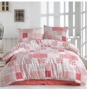 Obliečky bavlnené Samet červené EMI, Štandardný set jednolôžko obsahuje 1x 140x200 + 1x 70x90