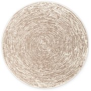 Béžovo-krémový okrúhly koberec ø 120 cm Gloria Cavallo – Hanse Home