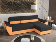 Rohová sedacia súprava Radiant L2 (tmavosivá + oranžová) (P). Akcia -20%. Vlastná spoľahlivá doprava až k Vám domov. 1057451