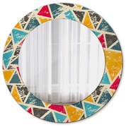 Retro zloženie Okrúhle dekoračné zrkadlo