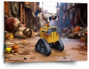 Sablio Obraz Wall-E robot Mesto - 150x110 cm