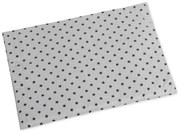 Bellatex Vankúš pre dojčatá do postieľky Hviezdičky sivá, 43 x 32 cm