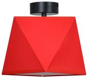 Stropné svietidlo Diamond, 1x textilné tienidlo (výber zo 4 farieb), (výber z 2 farieb konštrukcie)