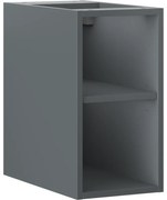 Mexen Box-A, otvorená skrinka s policou 25 cm, grafitová matná, 91AX2-0250-470-0-66