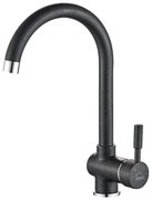 Laveo Lete, kuchynská batéria stojaca h-318, čierna, LAV-BQX_768D