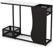 Konferenčný stolík s faux mramorovou doskou