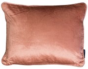 Ružový zamatový vankúš Rosa - 35 * 45 * 10cm